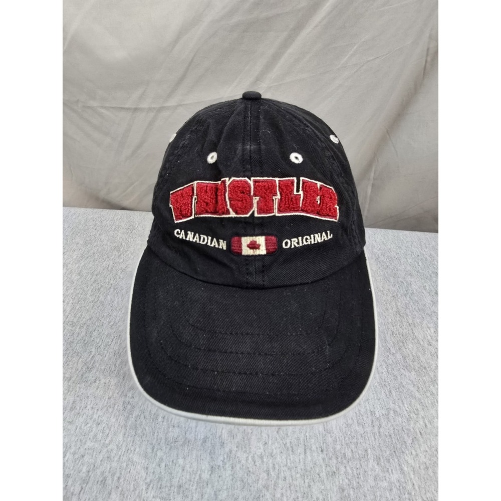 Whistler Canada Embroidered Cap By CO In Black, Older Model Very Well Made, One
